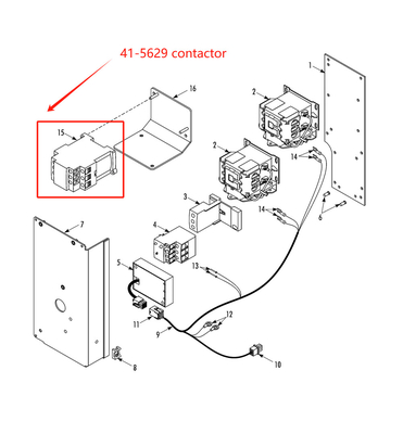 THERMO KING AC 접촉기 415629 대체 부품
