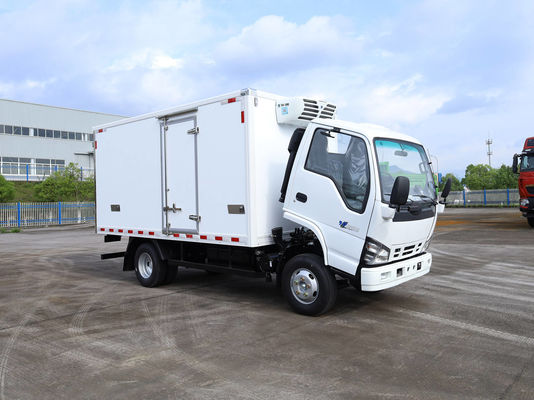 KINGLING ISUZU KV100 100P 냉장고 트럭 식품 육류 생선 운송 NKR 냉장고 5 톤 THERMO KING RV380 냉장고
