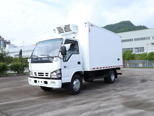 KINGLING ISUZU KV100 100P 냉장고 트럭 식품 육류 생선 운송 NKR 냉장고 5 톤 THERMO KING RV380 냉장고