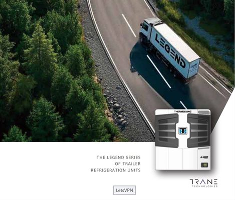 THERMO KING 새로운 트레일러 냉장 장치 모델 레전드 L-1880 30/50 년 2025 아시아 태평양 시장