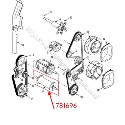 781696 드라이브 샤프트 CROSS SHAFT 변속 샤프트 SLXi/SLXe 100 200 300 400 THERMOKING 트레일러 단위 후판 부품
