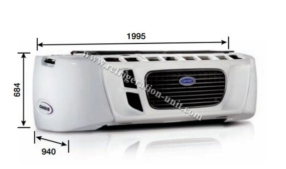 40-50도 주변 온도에서 8-9미터 냉장 상자 트럭에 사용할 수 있는 캐리어 transicold oasis 350 냉동 장치 좋은 가격