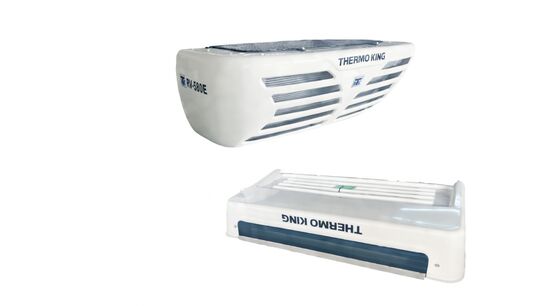 테르모 킹 RV580E 트럭 냉장 장치 C450을 24V DC, 뜨거운 가스 해빙 및 가벼운 무게 대기 시스템으로 교체하십시오.