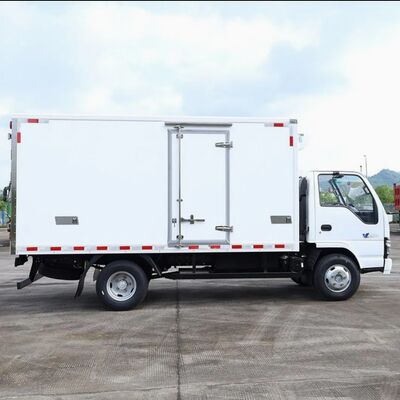 ISUZU QINGLING 600P 6륜 3톤 냉장 밴 (THERMO KING RV380 냉동 장치 포함)